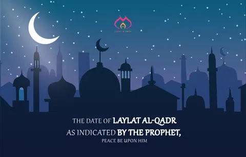 The date of Laylat Al-Qadr as indicated by the Prophet